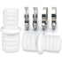 2 Pack Hose Connectors With Clamps - Pool Hose Adapter - Double Hose End (2 X 32 To 38Mm)