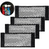 Car Trunk Storage Net, [4 pcs 40X25Cm] Pocket Organizers, Car Storage Net Bag With Elastic Magic Sticker For Car Luggage