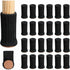 24 pcs Chair Leg Socks, Furniture Leg Caps, Non-Slip Chair Leg Pads For Fits 1"-2" Diameter Chair Legs, Black
