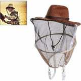 Beekeeping Hat With Veil Poly Cotton Beekeeping Veil Beekeeper Hat Mosquito Fly Mask Cap Outdoor Fishing Head Net Face