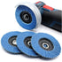 5 pcs 76 X 10Mm Flap Discs - Grit 60 80 120 For 10.8 10 8 12V 12 76 - Accessories For Stainless Steel Wood Grinders And