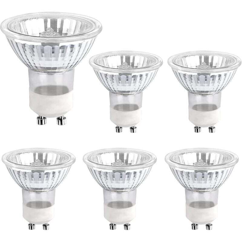 Halogen Bulb Gu10 35W 230V, 380Lm Warm White 2700K, Dimmable Halogen Spot Bulb, For Cabinet Light, Display Lights, Pack
