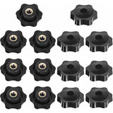 Star Head Clamping Knob, Star Head Clamping Nuts Knob, Clamping Nuts Star Shape Handle, Thread Clamping Knob, For