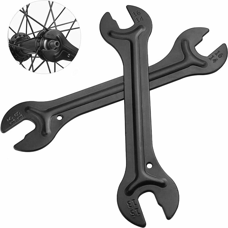 2 pcs Bike Hub Wrench, 13/14/15/16Mm Cone Wrench Bicycle Cone Wrenches For Repairing Bike Pedals And Wheel Hubs,