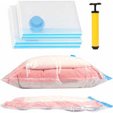 4 Pack Vacuum Storage Bags (2 Jumbo 100X80Cm, 2 Large 80X60Cm), Waterproof Bag For Duvets, Pillows, Clothes With Travel