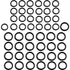 50 pcs Pressure Washer O-Rings Replacement For 1/4 Inch, 3/8 Inch, M22 Quick Connect Coupler (O Ring, 50 pcs)
