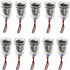 10 pcs E10 Lamps Base LED Screw Mount Small Bulbs Holder Light Socket With Wire Socket For Experiment Circuit Home