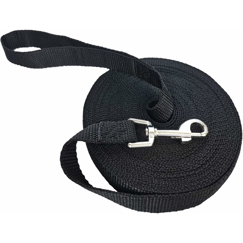Dog Leash 5M/ 10M / 15M Black, Dog Training Leash, Long Leash For Small To Large Dogs