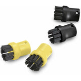 4 Pack Steam Cleaning Brushes, Steam Cleaning Accessories, ROund Brushes Set, For Kärcher Sc1 Sc2 Ctk10 Sc3 Sc4 Sc5 Sc7