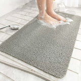 Shower Mat For Indoor Shower, Non-Slip Loofah Bath Mat, Anti-Mold, Anti-Bacterial, Soft Pvc Bath Mat For Bathroom, Wet