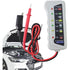 Car Battery Tester,High Accuracy LED Light 6V 12V Auto Battery Analyzer - Voltage Testers With Ergonomic Handle,