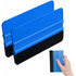 2 pcs Plastic Squeegee For Car Sticker Soft Vinyl Film Tinting Tool Soft Felt Scraper (2 pcs)