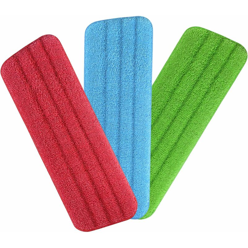Replacement Cleaning Cover, 3 Pieces Microfiber Mop Cloth Replacement For Mop/Steam Cleaner, Suitable For Brooms/Dish
