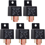 5 pcs 5 Pin Relay 12V 80A, Automotive Relay Jd2912-1Z-12Vdc 80A 14Vdc Spdt Truck Boat Van Vehicles Switch