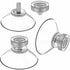 Suction Cup 25 pcs Set Suction Cups Ø 40 Mm M4 - Transparent Suction Knobs With Knurled Nut