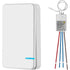 Mini Wireless Switch With Mini Receiver - Wireless Switch - Outdoor - 400M - 40M - 433Mhz Rf Remote Control - Ip54 LED