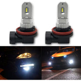 H11 H8 H9 H16 LED Fog Light Bulb, Pure White 6000K, Error Free Odb 12W 1200Lm LED DAytime Running Lights For Vehicle