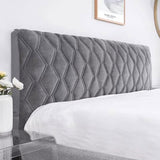 Headboard Cover 140, Headboard Cover Protector With Stretch Side, Washable Dustproof Headboard Cover (Color : DArk