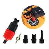 Inflatable Kayak Pump, Sup Air Inflation Valve Adapter And Gas Nozzle 4 pcs For Inflatable Structures