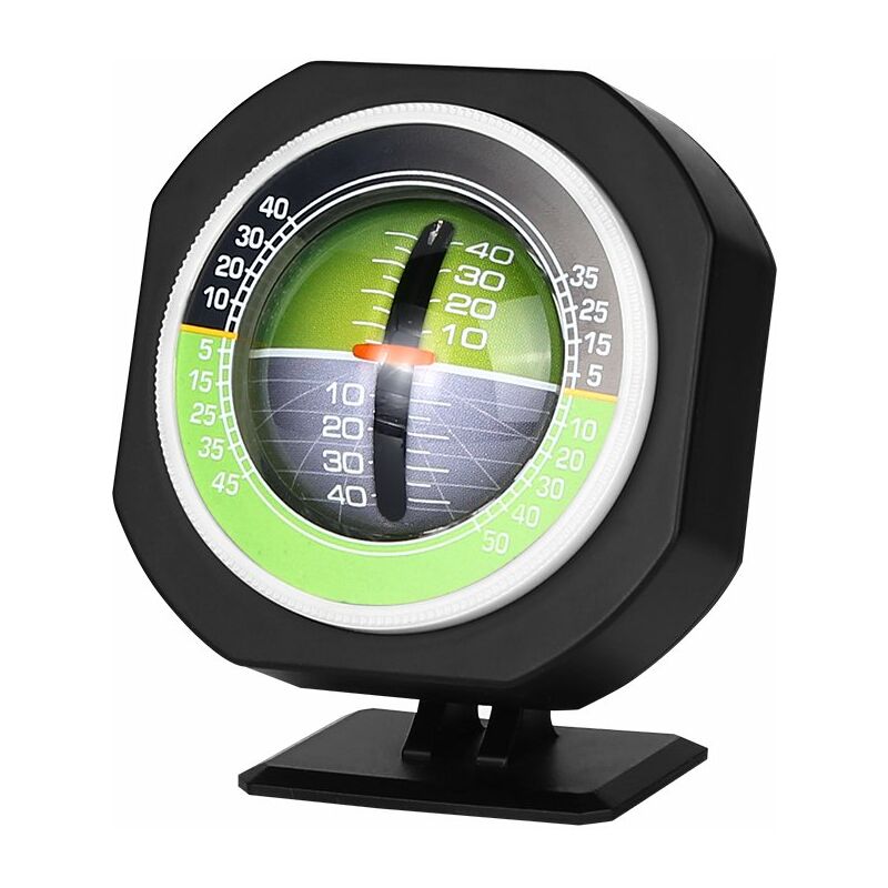 4X4 Inclinometer, Car Inclinometer, Outdoor Auto Mini Compact Compass Luminous LED Car Compass Angle Slope Meter