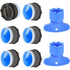 6 pcs, M18.5 Aerator, Kitchen Bathroom Nozzle, Plastic Sink Faucet Aerator For Water Saving With 2 Wrench, Blue