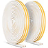 20M Seal Strip, Self-Adhesive Anti-Collision Door Seal, D-Profi Door And Window Seal For Weatherproofing/Sound
