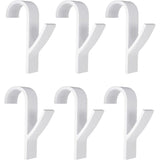 Towel Radiator 6 Pieces, Towel Hook For Radiator, Towel Dryer Hook, White Plastic