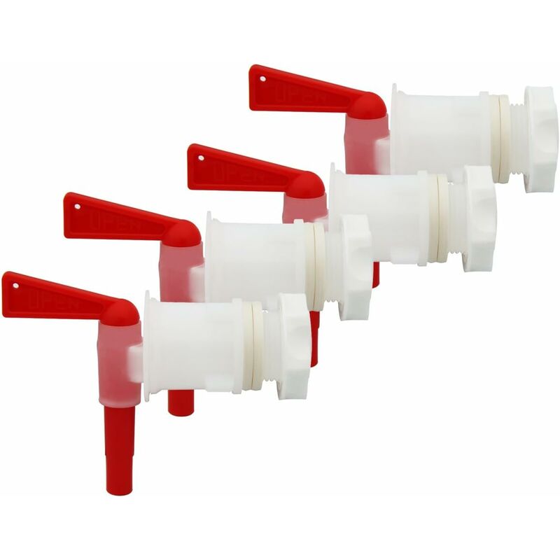 4 Pack Plastic Spigots For Craft Beer Bottling Bucket