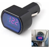 Voltmeter Battery Tester Auto Car Truck Caravan 12V 24V Cigarette Lighter
