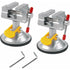 2 pcs Bench Vise Small Swivel Vise, Mini 360° ROtation Vise With Suction Cup, 30Mm, Table Vise Clamp For Hobby Jewelry,