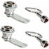 2 Sets Mailbox Lock 20Mm Furniture Lock Socket Lock With Triangle Key Locker Mailbox Security Zinc Alloy Triangle Key