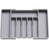 Cutlery Tray, Expandable Utensil Tray For Drawer, Adjustable Drawer Organizer For Kitchen, Compact Plastic Storage For