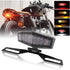 Motorcycle LED Tail Light With License Plate Lamp Holder Integrated Turn Signals Brake Light Universal For Motorcycle