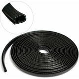 Car Door Edge Guards 4M Car Bumper Protector Rubber And Metal U Shape Door Edge Guard Strip Cars Boat