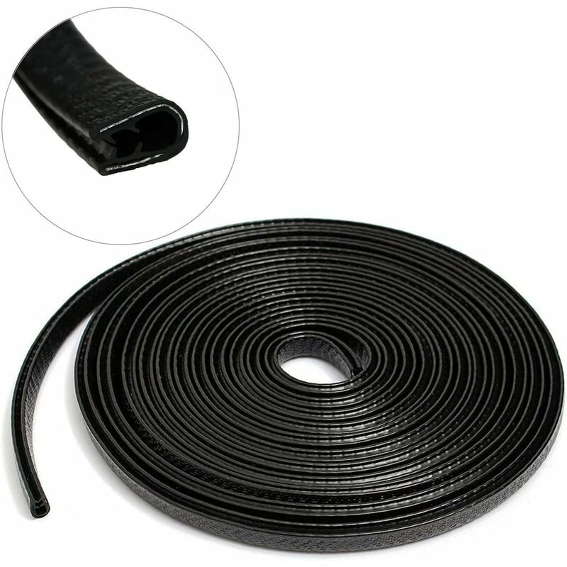 Car Door Edge Guards 4M Car Bumper Protector Rubber And Metal U Shape Door Edge Guard Strip Cars Boat