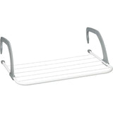 Clothes Dryer - Hanging Clothes Airer For Radiator And Balcony, Small Size, Large 3M Drying Capacity, White, 50Cm Length