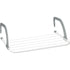 Clothes Dryer - Hanging Clothes Airer For Radiator And Balcony, Small Size, Large 3M Drying Capacity, White, 50Cm Length