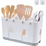 Kitchen Utensil Drainer, Knife And Fork Spoon Drainer, Sink Drying Basket