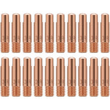 Mig Contact Nozzle, Welding Contact Tips, 20 pcs Copper Contact Tip For 15Ak Mig Welding Torch Consumables(0.8)