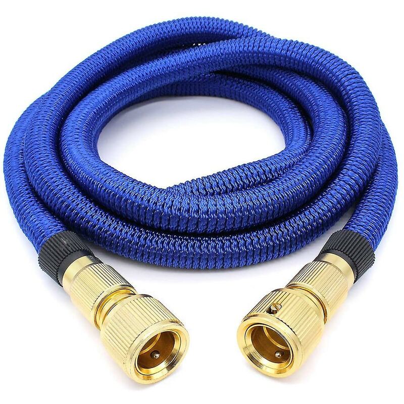 Garden Hose, Expandable Garden Water Hose Flexible Retractable Hose With Metal Fittings For Irrigation/Garden