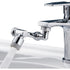 Multifunctional ROtatable Faucet Extension, 1080° Brass Faucet Extension, Water Saving Faucet Adapter, Adjustable