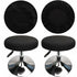 ROund Stool Cover Bar Stool Cover, Luxury Fabric, Diameter 30Cm, Stretchable, Wrinkle-Resistant, Washable And Dustproof