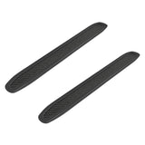 Car Bumper Protector 2 Pieces Universal Flexible Car Bumper Protector Strip Bumper Guard Protector Carbon Fiber Front