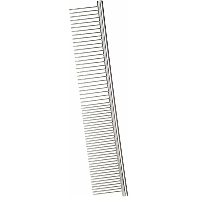 Stainless Steel Dog Comb Pet Grooming Brush Grooming Tools For Small Medium Large Animals Cats Horses (S)