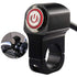 1 Piece 12V Motorcycle Atv 22Mm (7/8") Handlebar Button Switch Hazard Headlight Brake Fog Light On Off Switch (Red)