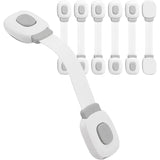 Baby Safety Door Lock 6 Pieces, Drawer Lock Cupboard Latches And Fridge Safety Cupboard Child Protection Baby Home