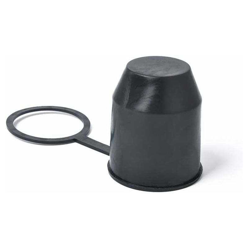 Car Towbar Ball Cover, 50Mm Universal Towbar Ball Cover Tow Hook Caps Universal Trailer Ball Cover With Ring