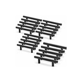 20 pcs Black Furniture Handle Black Kitchen Cabinet Handle T Handles Black Drawer Cupboard Center Distance 64Mm