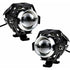 2 pcs 125W Motorcycle Headlight Extra LED Fog Light Motorbike Spotlight 1200Lm U5 Waterproof Motorcycle Scooter 4