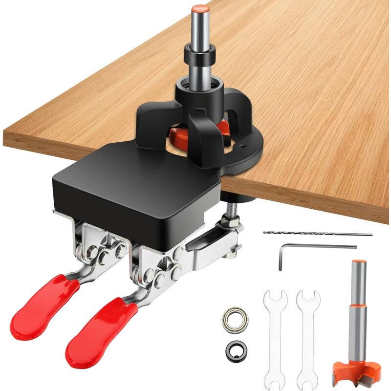 35Mm Hinge Jig, Door Cabinet Hinge Jig, Concealed Hinge Jig, Drill Guide Locator For Cabinets And Wardrobes